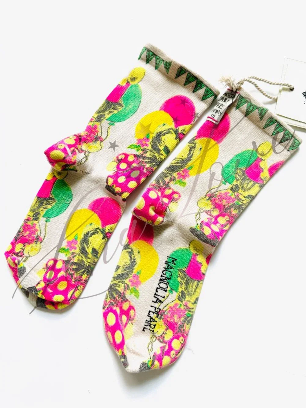 MAGNOLIA PEARl 🌸 Kitty Clown Socks NWT 🔥LIMITED🔥